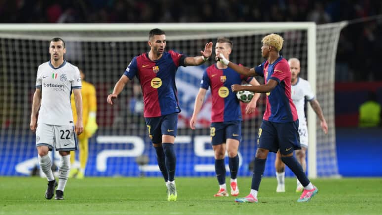 تقييمات لاعبي برشلونة ضد إنتر ميلان