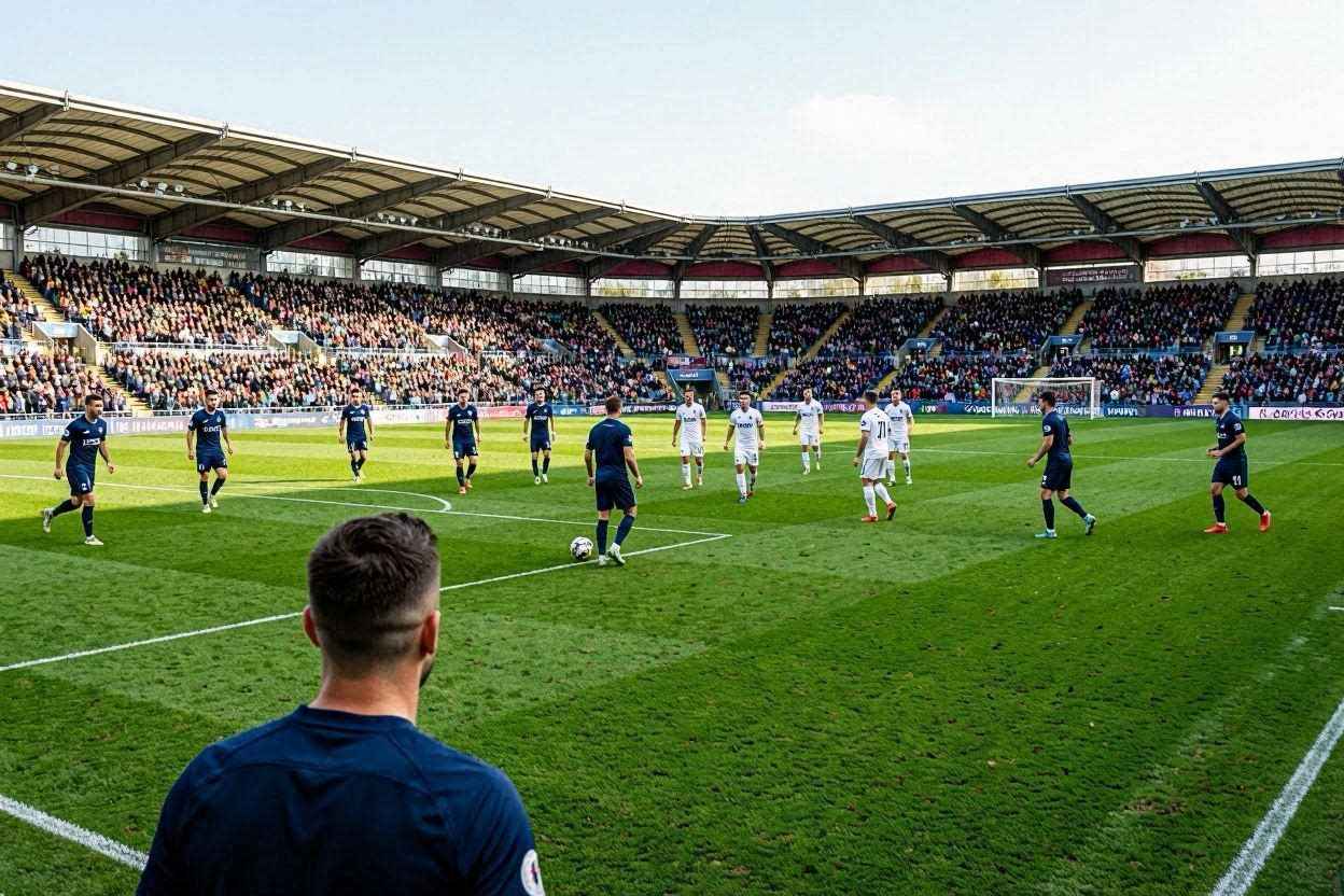 لاعب يراقب مواقع الزملاء والمنافسين والمساحات المتاحة قبل اتخاذ القرار.